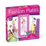 Fashion Plates Disney Princess - Mix-and-Match Drawing Kit, Arts and Crafts, Coloring, Art Supplies, Craft Supplies, Stencils, C