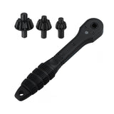 Mucee 2-in-1 Ratchet Drill Chuck Key Wrench - Universal Chuck Key Replacement Tool for Drill, Compatible with Most Electric Dril
