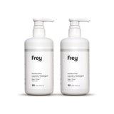 FREY Concentrated Liquid Laundry Detergent - 50 Loads |Ultra Concentrated, Natural, Eco-Friendly Formula | Unscented | Gentle on