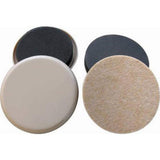 Shepherd Hardware 3960 3-1/2-Inch Reusable, Round, Slide Glide Furniture Sliders, 8-Count, Plastic and Felt