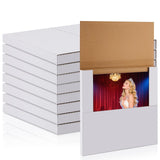 Tatuo 30 Pieces Vinyl Record Mailers 12.5 x 12.5 x 1 Record Mailers Vinyl Lp Shipping Boxes Cardboard Album Boxes for Packaging
