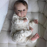 RXDOLL Lifelike Reborn Baby Dolls Silicone Full Vinyl Body 18 inch Realistic Newborn Baby Girl Doll Real Life Baby Doll Anatomic