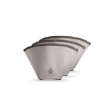 VSSL Nest #1 Stainless Steel Mesh Coffee Filter, Transportable and Compact, Perfect For Camping, Hiking, Adventure, Travel, Comp