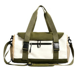 Palay Gym Bag With Shoe Compartment Green Waterproof Nylon Travel Duffels