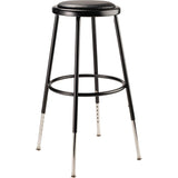 NPS 19-27 Height Adjustable Heavy Duty Vinyl Padded Steel Stool
