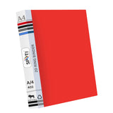 Spotink A4 Size 2D Ring Binder File, Office File For Certificates And Documents, Red Pack Of 4