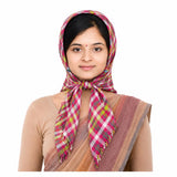 Riddhiinfotech Tie Dye Bandana Scarf 30X30 Inch | Multipurpose Square Head Scarf For Women & Girls | Hair Wrap, Head Cover, Neck