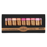 Charvin Extra Fine Professional Artist Oil Paint Set of 9 Shades of Pink - 20ml - Triple-Milled for Smoothness, Rich Texture, Po