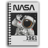 zenithink Space Notebook | 80 gsm Paper With 350GSM Hard Cover | unruled | Pages 120 | A5 Size | Wiro Binding | Versatile for