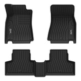 3W Floor Mats Compatible for Mercedez Benz GLB 2020-2025 TPE All Weather Custom Fit Floor Liner for Mercedez Benz GLB 1st & 2nd