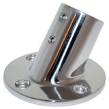 Whitecap 316 Stainless Steel 60 Deg Round Base 1