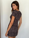 Leriya Fashion One-Piece Dress For Women | Midi Dress For Women | Birthday Dress For Women (Large Black)