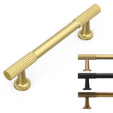 9BUILD 10 Pack 3.75 Inch Brushed Gold Cabinet Pulls Kitchen Cabinet Handles Gold Cabinets Hardware Kitchen Drawer Pulls