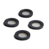 Shower Head Gasket - Rubber Washer - Creates A Seal to Prevent Leakage - with Wire Mesh Middle, Fits Universal Pipe (4 Pack) by