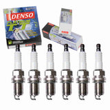 6 pc DENSO Platinum TT Spark Plugs compatible with Nissan Frontier 3.3L V6 1999-2004