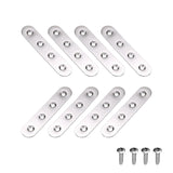 3 Inch Zinc-Plated Steel Mending Plates - Pack of 40 Heavy Duty Corner Braces with 4-Hole Design for Wood, Furniture, and Shelvi