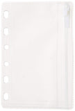Filofax Zip Closure Envelope, Pocket (B213618), Clear, 3.25 x 4.75 inches
