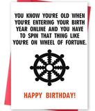 Missonemi Funny Birthday Card for Women Men, Humor Birthday Cards Gifts for Dad Mom, Birthday Decoration for Grandma Grandpa