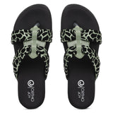 Ortho Joy Fancy Doctor Slipper || Orthopedic Fashionable Slipper For Women,Light Green,8,B0CCYWR88N