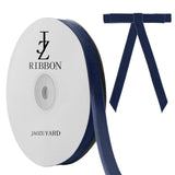 JaoZuyard Navy Blue Velvet Ribbon 3/8 X 10 Yards Velvet Ribbon Navy Blue for Gift Wrapping Christmas Valentines Halloween Decora