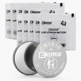 EEMB 10-Pack CR1616 Battery CR1616 3V Lithium Battery Button Coin Cell 1616 Batteries DL1616 ECR1616 for Remote Control, Watch,