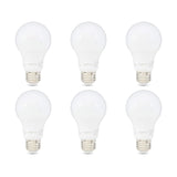 Amazon Basics A19 LED Light Bulb, 60 Watt Equivalent, Energy Efficient 9W, E26 Standard Base, Soft White 2700K, Non-Dimmable, 10