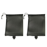 Merishopp 2Pcs Travel Mesh Luggage Pouch Breathable Shoe Bags Traveling W/Drawstring| Camping Accessories Kit | Hiking Gear Esse