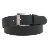 Vtflair BoyS MenS Genuine Leather Belt Free Size (Black Pack Of 1)