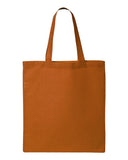 Q-Tees Economical Tote One Size Texas Orange