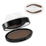 Boobeen Eyebrow Seal Stamp Powder - Waterproof 3 Seconds Eye Make Up Nature Coloring Kit - Creates Natural Looking Brows for Mak