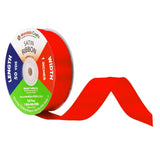 Mandala Crafts Red Satin Ribbon for Crafts - 50 Yds 1 Inch Red Ribbons for Gift Wrapping - Fabric Ribbons for Flower Bouquet Hai