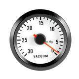 ESUPPORT Car Motor Vehicle Black Face 2 52mm Pointer Vacuum Gauge Meter LED Light