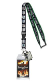 Attack On Titan Reversible ID Lanyard Breakaway Badge Holder with 2 Survey Corps Rubber Charm