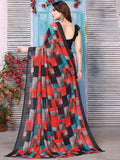 Satrani Womens Pure Georgette Saree (3201S2295Na_Multi1)