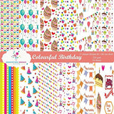 CRAFTSNEED Nakshatra Colour ful Birthday 6 X 6 224 GSM