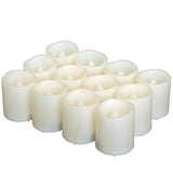 CANDLE CHOICE Battery Operated Flameless Votive Candles with Timer, Small Timing LED Candle Lights with Automatic Built-in Daily