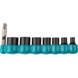 Makita E01703 Impact XPS 8 Pc. 1/4 Drive 6Point SAE Impact Socket Set w/Standard Socket Adapter