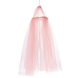 Minamzee Dollhouse Bed Curtain, 1/12 Miniature Bedroom Accessories, Dollhouse Furniture Curtain Decor(Pink)