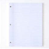 Amazon Basics Loose Leaf Paper, Wide Ruled Reinforced Binder Paper, 150 Sheets, 10.5 x 8, 1 pack, White
