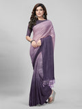 Pratham Blue Womens Silk Saree With Blouse Piece (Pb-229_Purple)