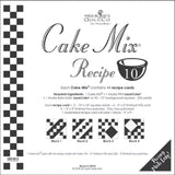 Miss Rosie's Quilt Co - Cake Mix Recipe 10 Each Recipe Card Makes 1-9 X 9 Finished Block