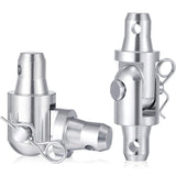 Yaocom 2 Pack Aluminum Flexible Hinge Joint Suit Flat with Clips Pin Tri Box Truss 290mm Trussing Lighting Dj Stage Lighting Acc