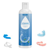 Bcom Ultrasonic Retainer Cleaner Solution, Jewelry Cleaner Solution Deep Clean for Retainer, Mouthguards, Night Guards, Aligners