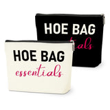 HZMLYDJ 2 PCS Funny Gifts for Women Makeup Bag, Birthday Fun Hostess Gift for Women Girls Friends Cosmetic Bags Gag Gifts Girls