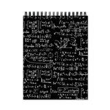 Vprint Mathematic Maths Calculas Black Spiral Wiro Unruled Blank Pages Notebook Diary Journal Drawing Book Black Paper A4 (Siz