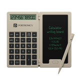 Portronics Ruffpad Calc Mini 2-In-1 Calculator & Lcd Writing Pad With 5.5 Inches Tablet, 12 Digits, Foldable Design, Stylus Pen