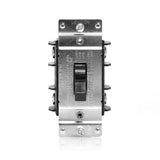 Leviton 40 Amp, 600 Volt, Double-Pole, Single Phase AC Motor Starter, Suitable as Motor Disconnect, Toggle, Industrial Grade, No