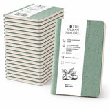 The Urban Nordic 25 Pack Eco Friendly Coffee Husk A6 Mini Jotter Ruled I 1600 BleedResistant Fsc Certified Lined Pages I Ideal