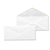 Universal UNV35210 #10 Monarch Flap OpenSide Gummed Business Envelope White (500/Box)