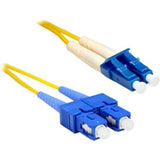 Enet 4M Sc To Lc Duplex SingleMode 9/125 Os2 Yellow Fiber Patch Cable 4 Meter S